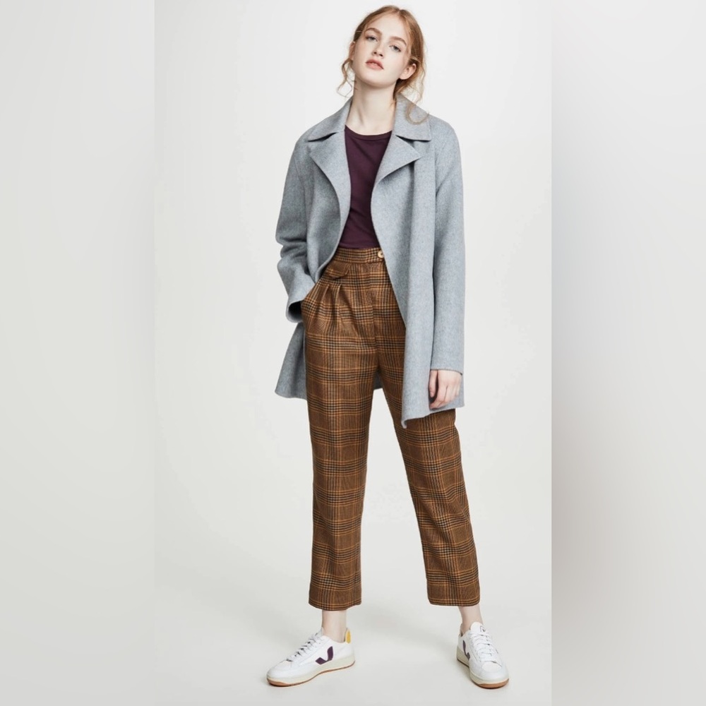 Theory ‘Sileena’ Open Front Jacket in Double Face Wool-Cashmere